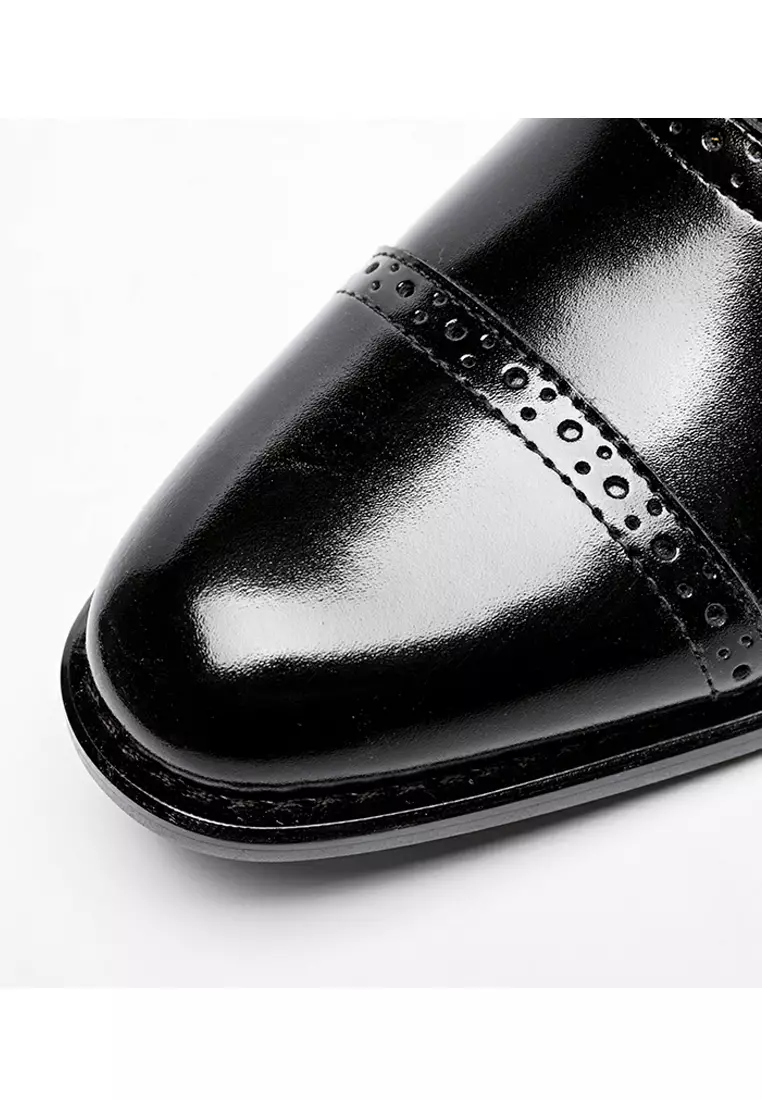 Brogue Leather Cap Toe Business Shoes MK5011-4