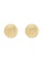 A-Excellence gold Gold Plated Round Stud Earrings C2E7FAC7D8196DGS_1