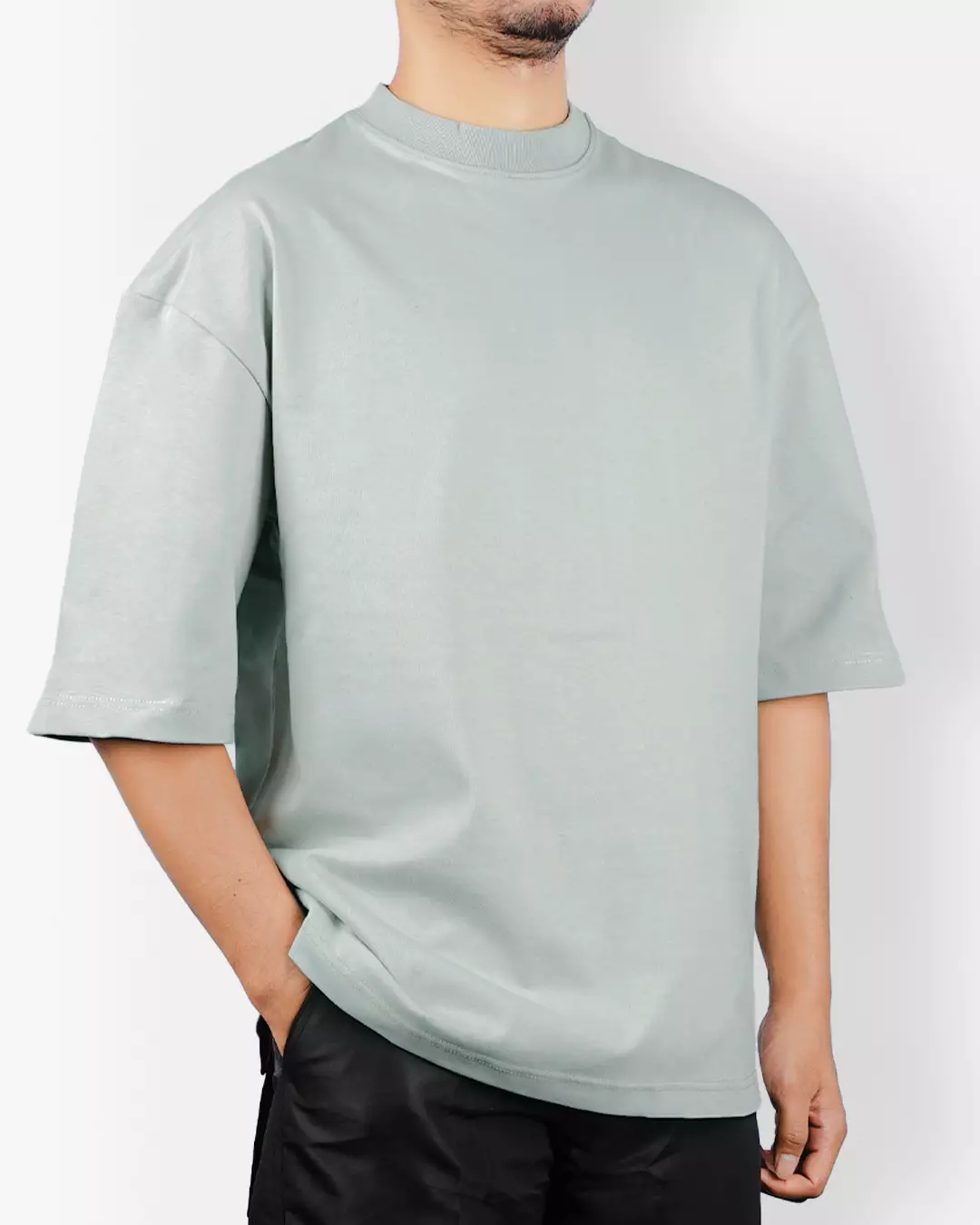 Gloaming Tshirt Oversized Cotton Australia Silver Grey