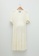 LC WAIKIKI white and beige V Neck Short Sleeve Striped Maternity Dress 6CB96AA467BA12GS_5