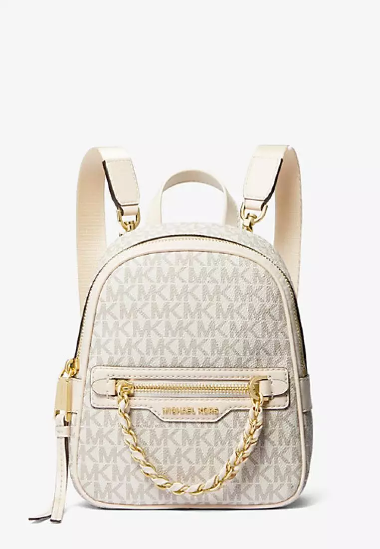 Michael Kors Elliot Extra Small Logo Backpack Vanilla Cream