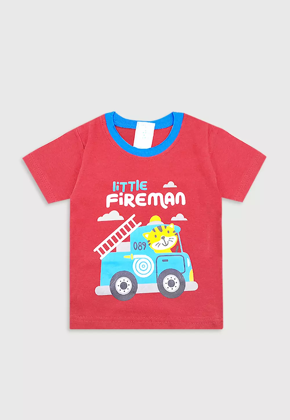 Wakakids Baju Bayi Anak Laki Laki Setelan Celana Jeans 3444 Merah