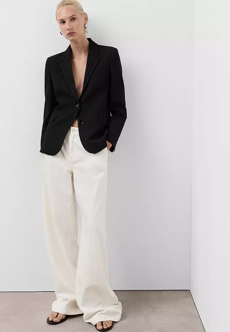 Straight-Fit Suit Jacket