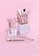 SIXPLUS pink and silver SIXPLUS 9pcs Pink Makeup Brush Set - Inspiration Series D3B8DBEE0616AFGS_5