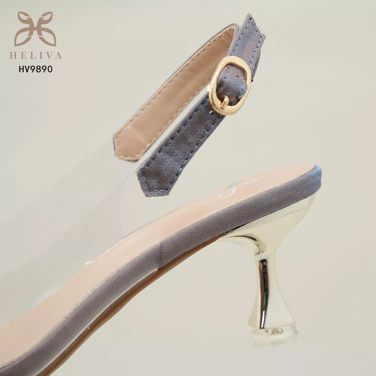 Heliva Linda High Heels Women Sling Back Shoes Butterfly Bow