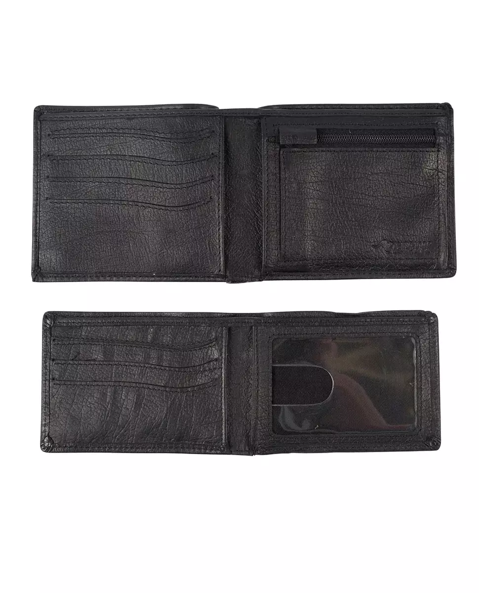 Rip Curl K-ROO RFID 2 IN 1 Black Dompet Pria BWLGZ1-90
