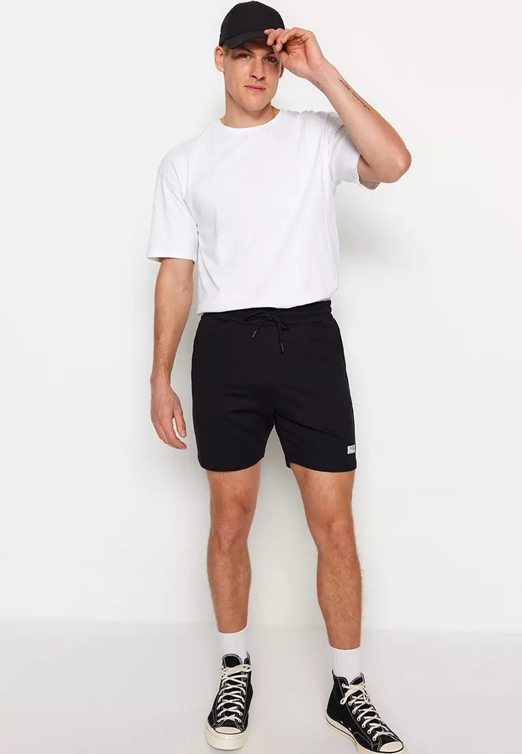 Men's Label Detail Shorts