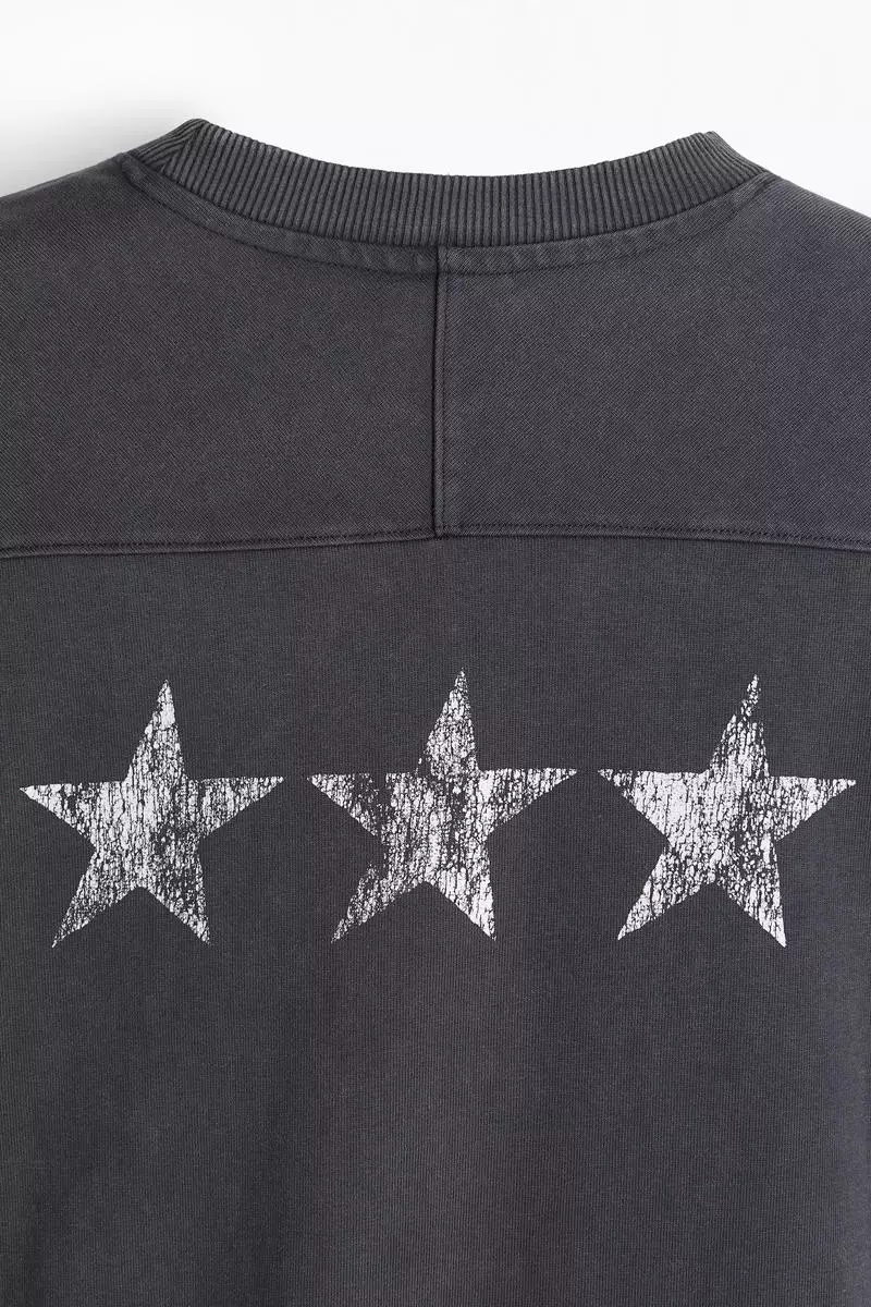 Oversized Fit Cropped T-shirt