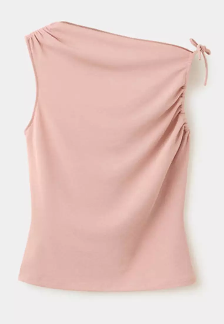 Asymmetric Ruched Top