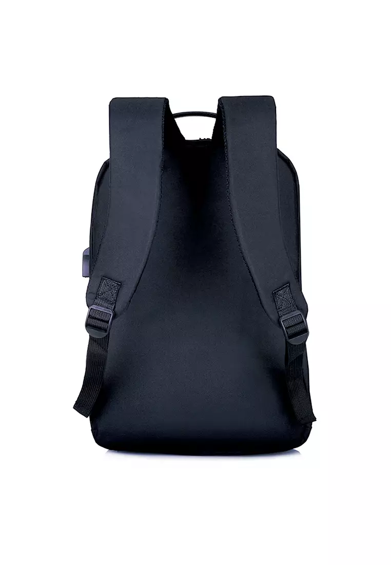 Buy A FRENZ Laptop Backpack with USB Charging Port Online ZALORA