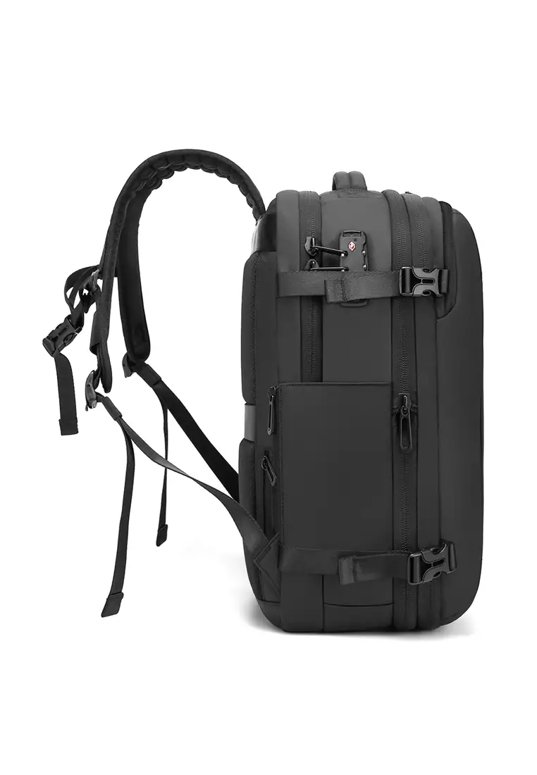 Bange Prime Vacuum Compression Compartment Travel Backpack with Electrical Pump and Intergrated Weight Handle