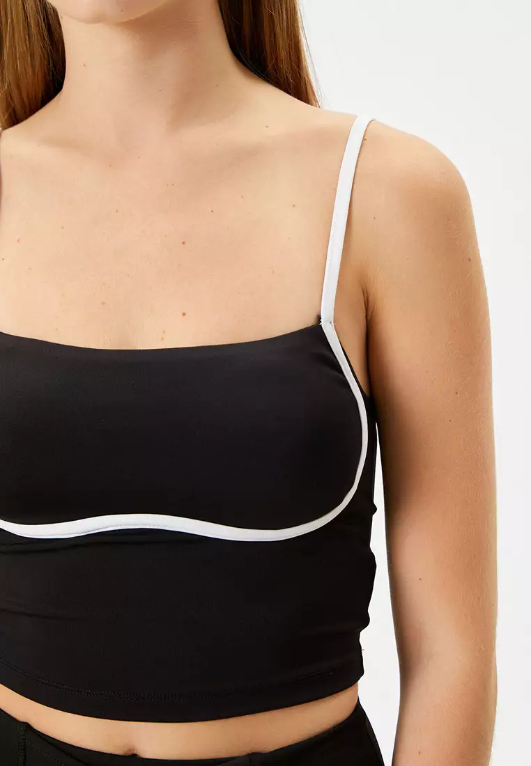 Half sports bra clearance