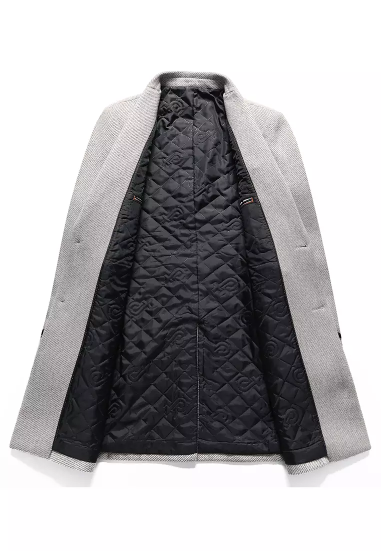 Slim Casual Wooled Coat LB25908
