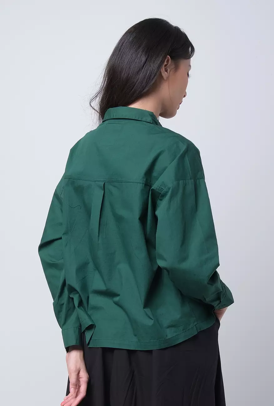 Kemeja Wanita Qirey Green