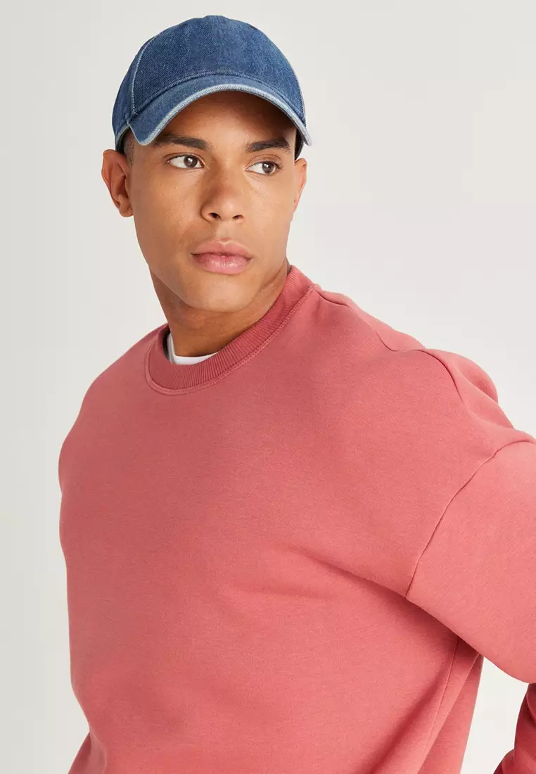 Mens coral sweatshirt clearance