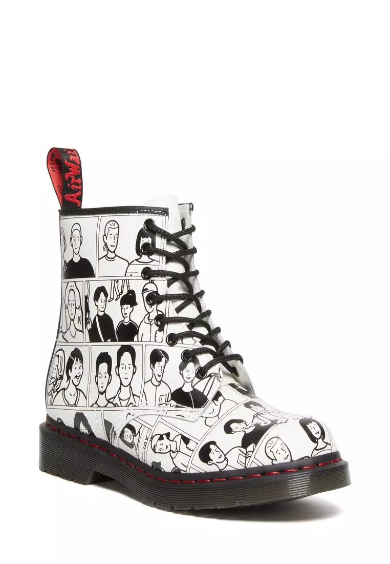 Dr. Martens 1460 Pride With Fuyuki Kanai Leather Lace Up Boots 2023 | Buy Dr.  Martens Online | Zalora Hong Kong