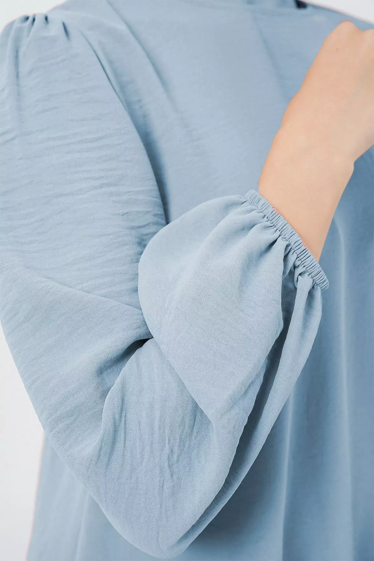 Ayrobin Tunic Pants Bottom Top Set 6712 - Light Blue