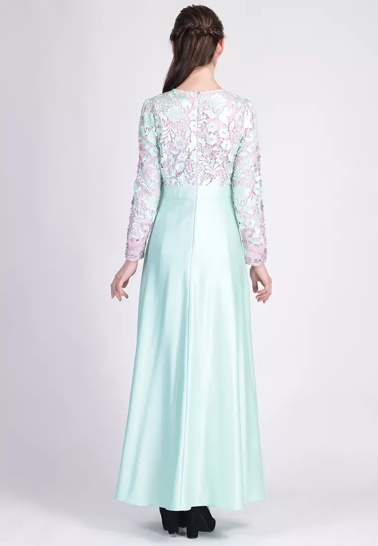 Bibiq Gamis Brokat Satin