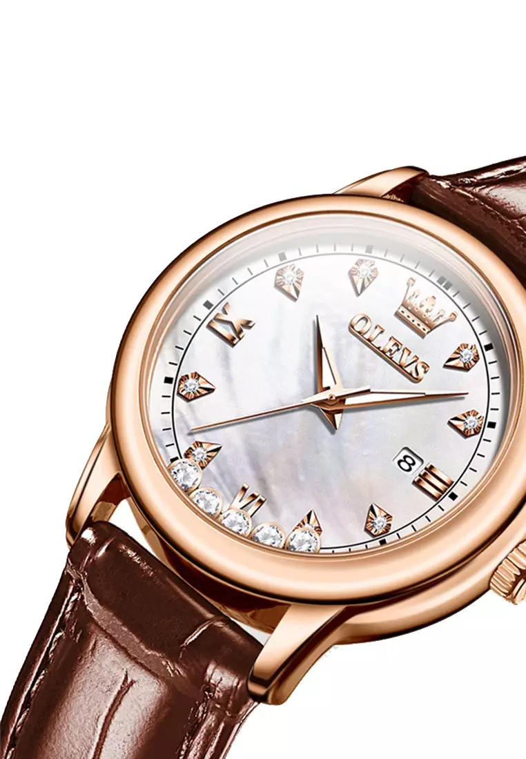 欧利时NOIRE 女士皮带腕表