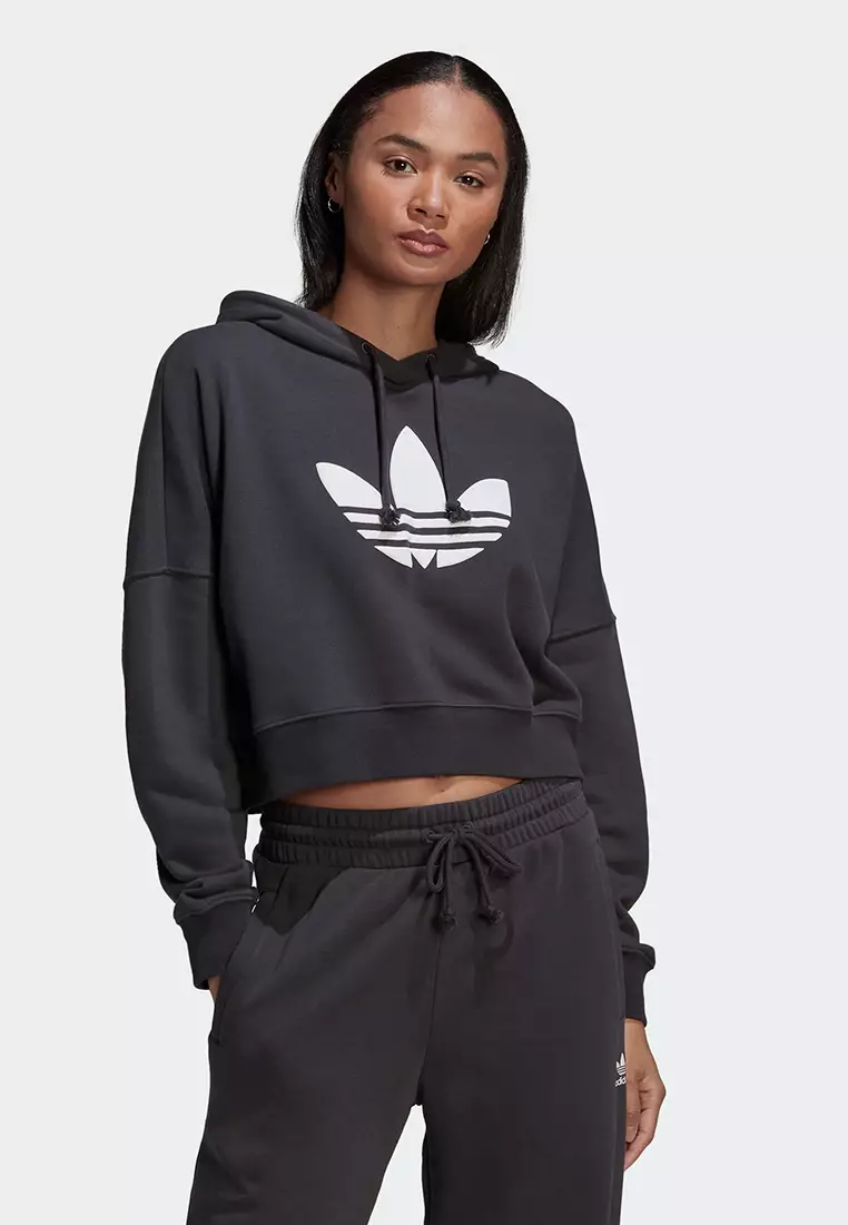 Originals trefoil crop online hoodie