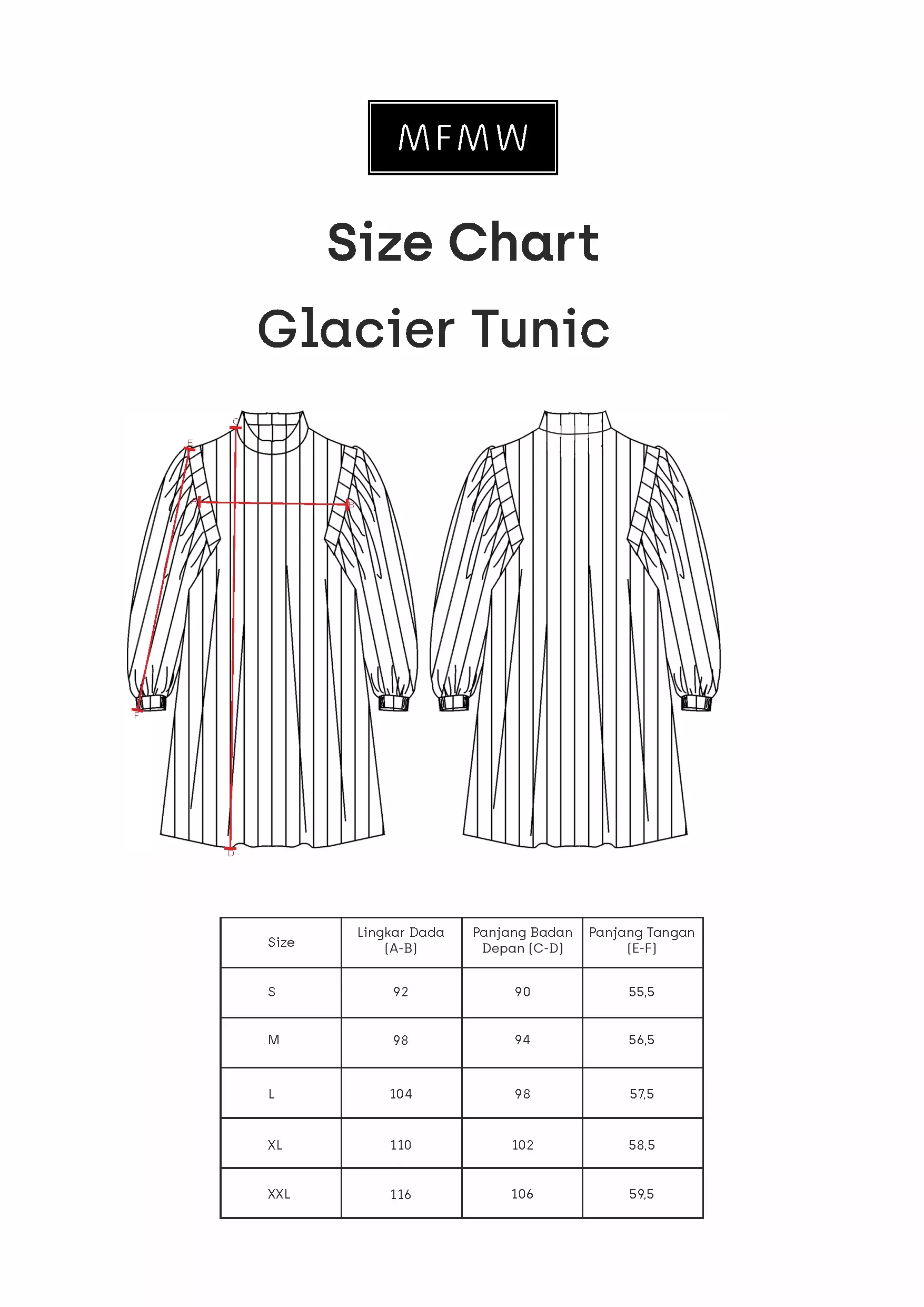 MFMW Glacier Tunik Peach Motif Salur