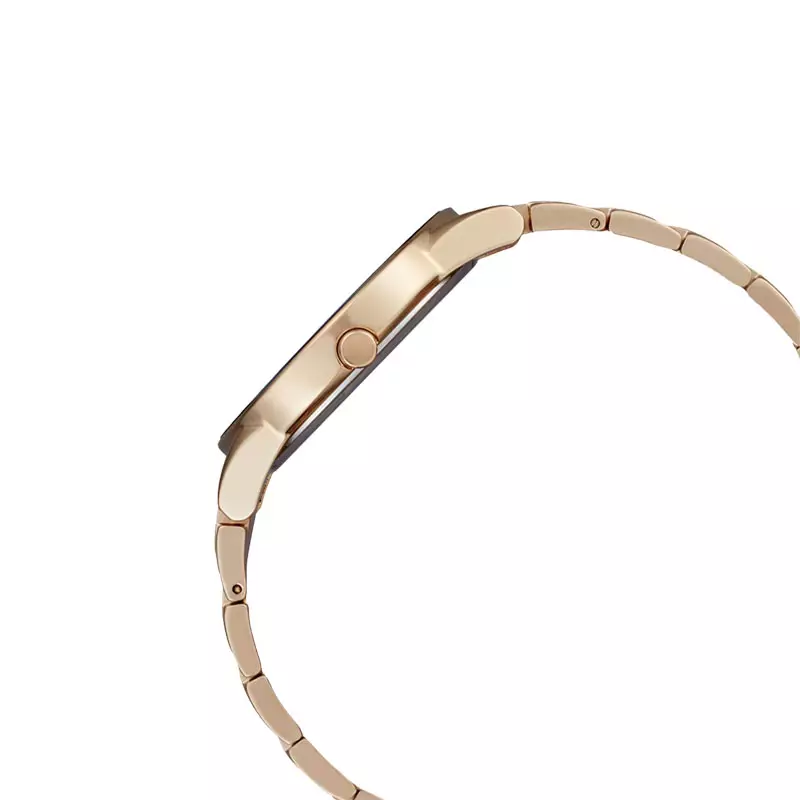 Jam Tangan Pria Citizen Eco Drive AU1066-80L Men Blue Dial Rose Gold Stainless Steel Strap