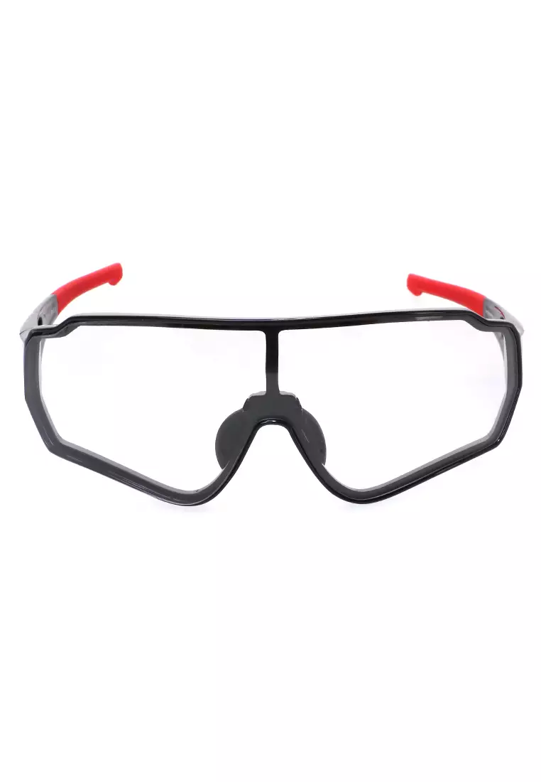 Elodie Kacamata Sepeda Olahraga Lensa Photochromic Full Frame Multifunction Material Polycarbonate ORIGINAL - Black Red