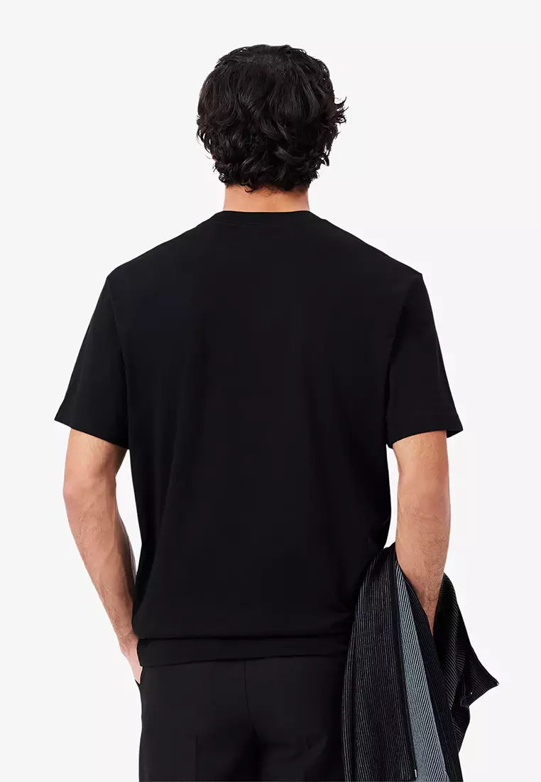 Cotton T-shirt with Breast Pocket