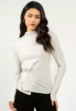 Buy Vero Moda Long Sleeves Knot Jersey Top Online | ZALORA Malaysia