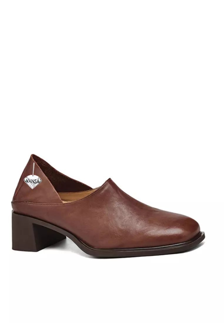Discount on Twenty Eight Shoes  shoes - SKU: VANSA Top Layer Oil Wax Cowhide Loafers VSW-F-2093