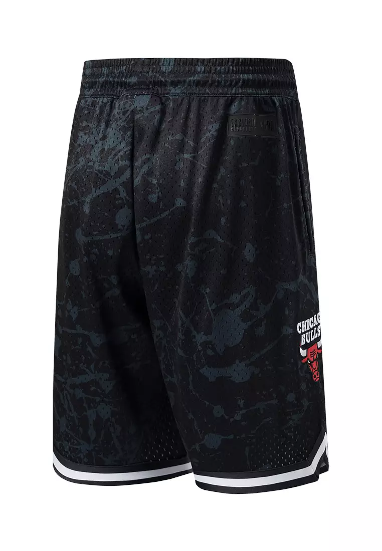 Drops All Over Print Chicago Bulls Regular Fit Mens Basketball Shorts