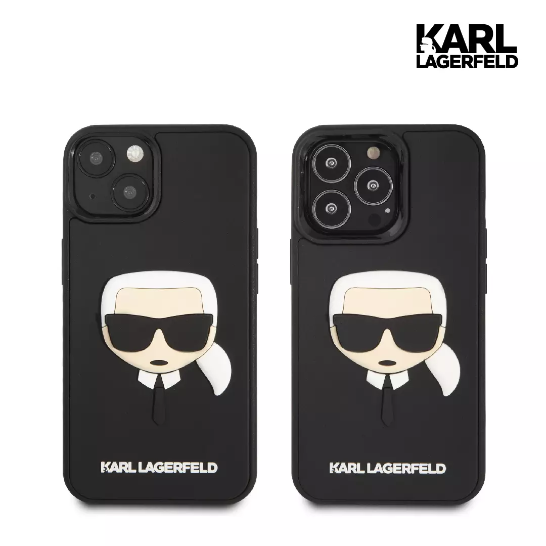 Jual KARL LAGERFELD Case iPhone 14 Pro Max Karl Lagerfeld 3D Karl Head