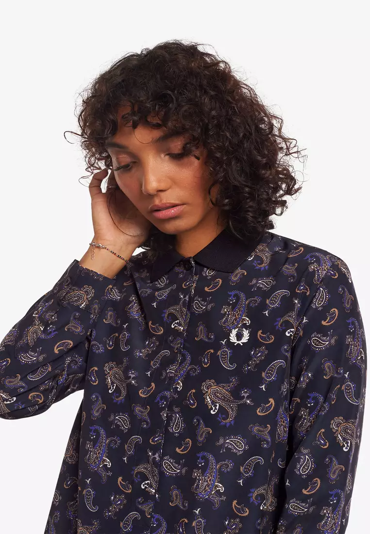 Fred perry outlet paisley shirt