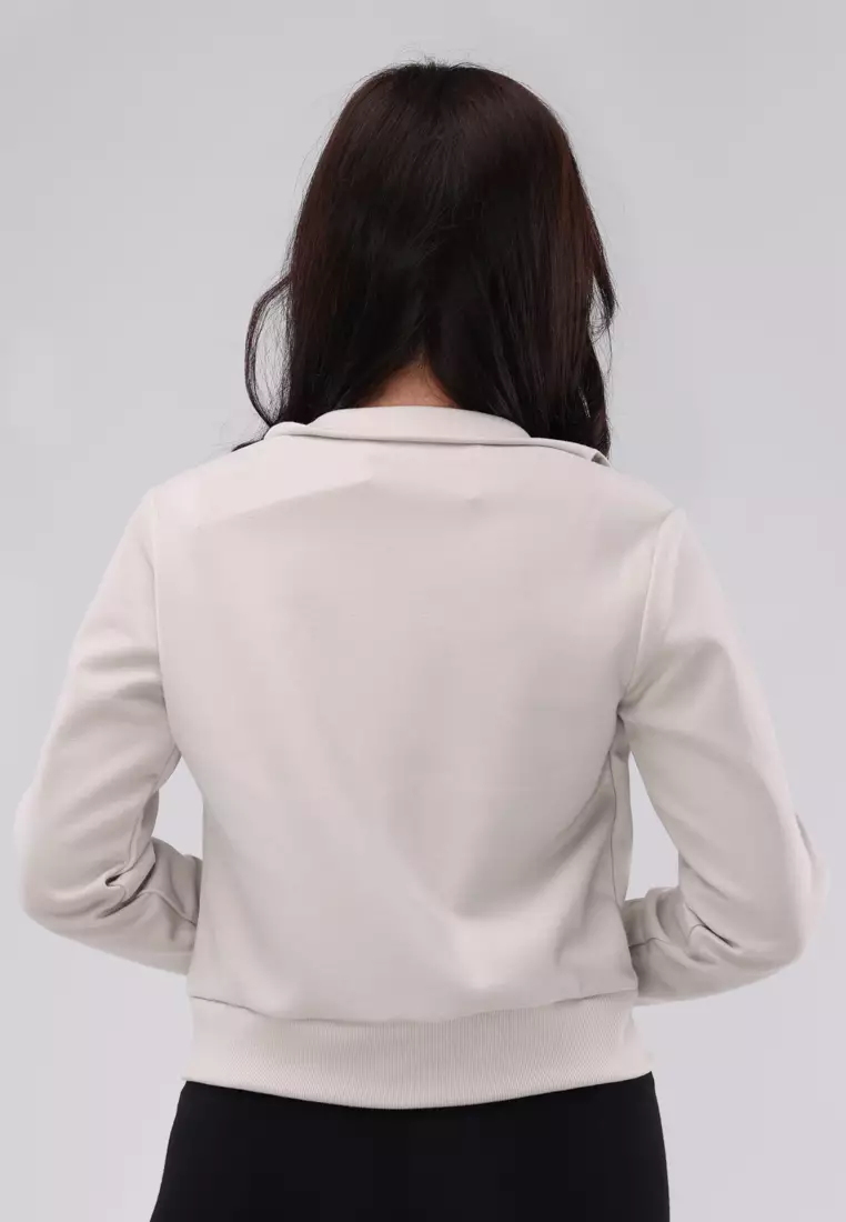 Interlock Long Sleeves Jacket With Full Zipper