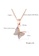Air Jewellery gold Luxurious Nathalie Butterfly Necklace In Rose Gold 20095AC902DCD4GS_5