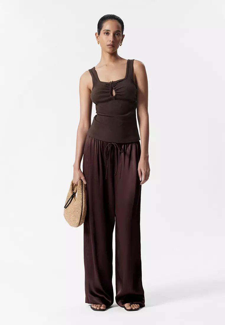 Buckle-Detailed Tank Top