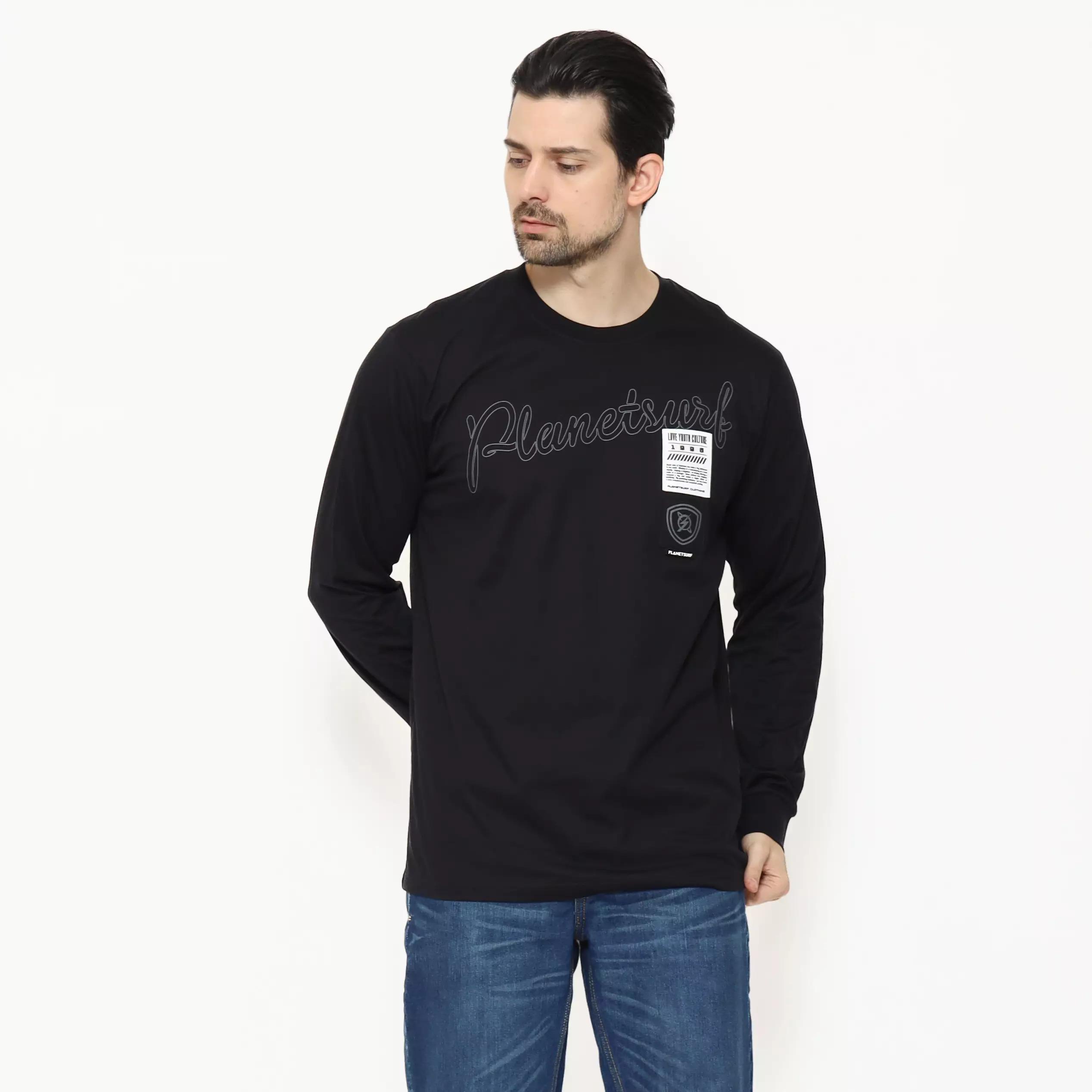 Planet Surf Clothing Kaos lengan panjang Pria Callie  Planet Surf