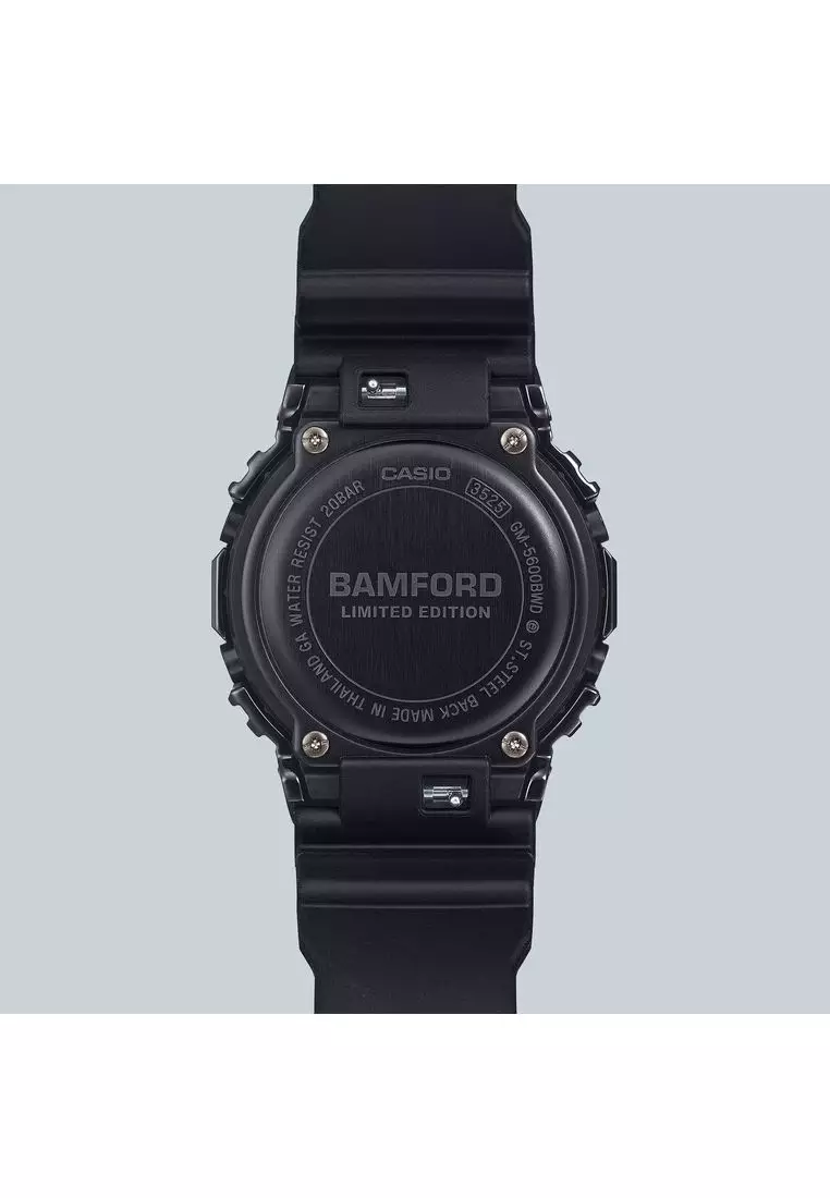 CASIO G-SHOCK METAL x BAMFORD Limited Edition GM-5600BWD-1