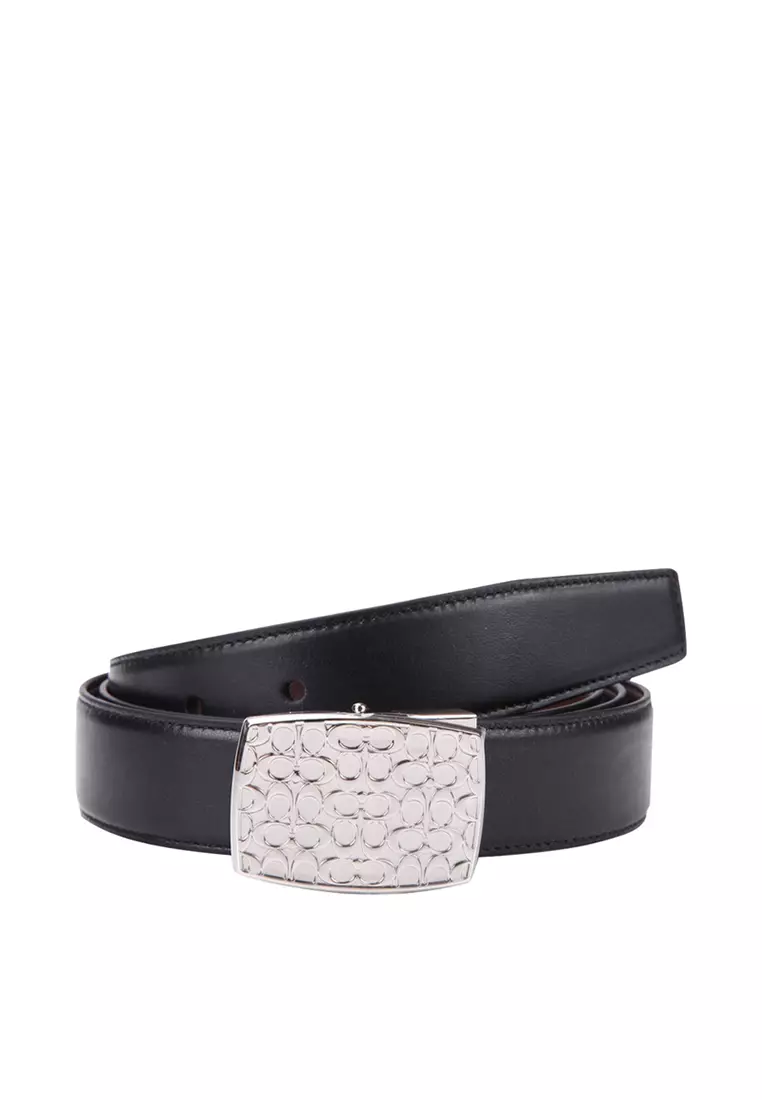 Coach Coach gift box wide men's leather belt 2023 Buy Coach Online