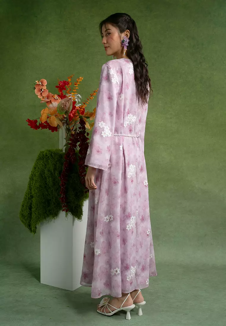 Dalila Dress with Pearl Belt