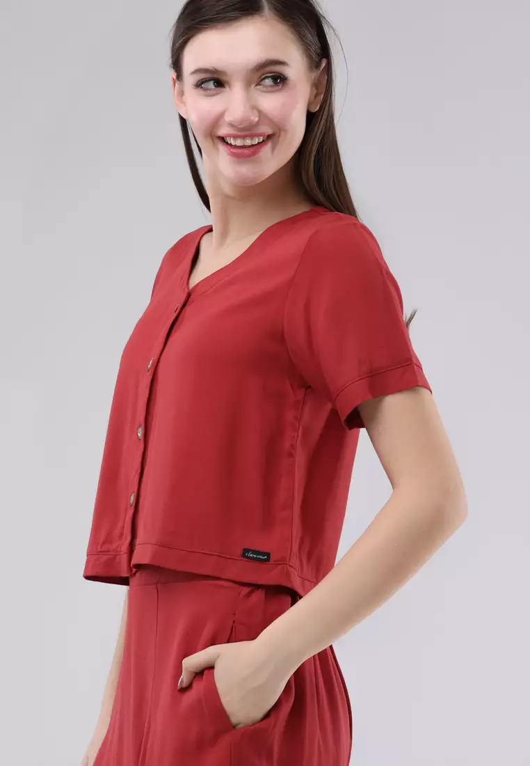 Boldtwill Short Sleeves Blouse W/ Terno Skort