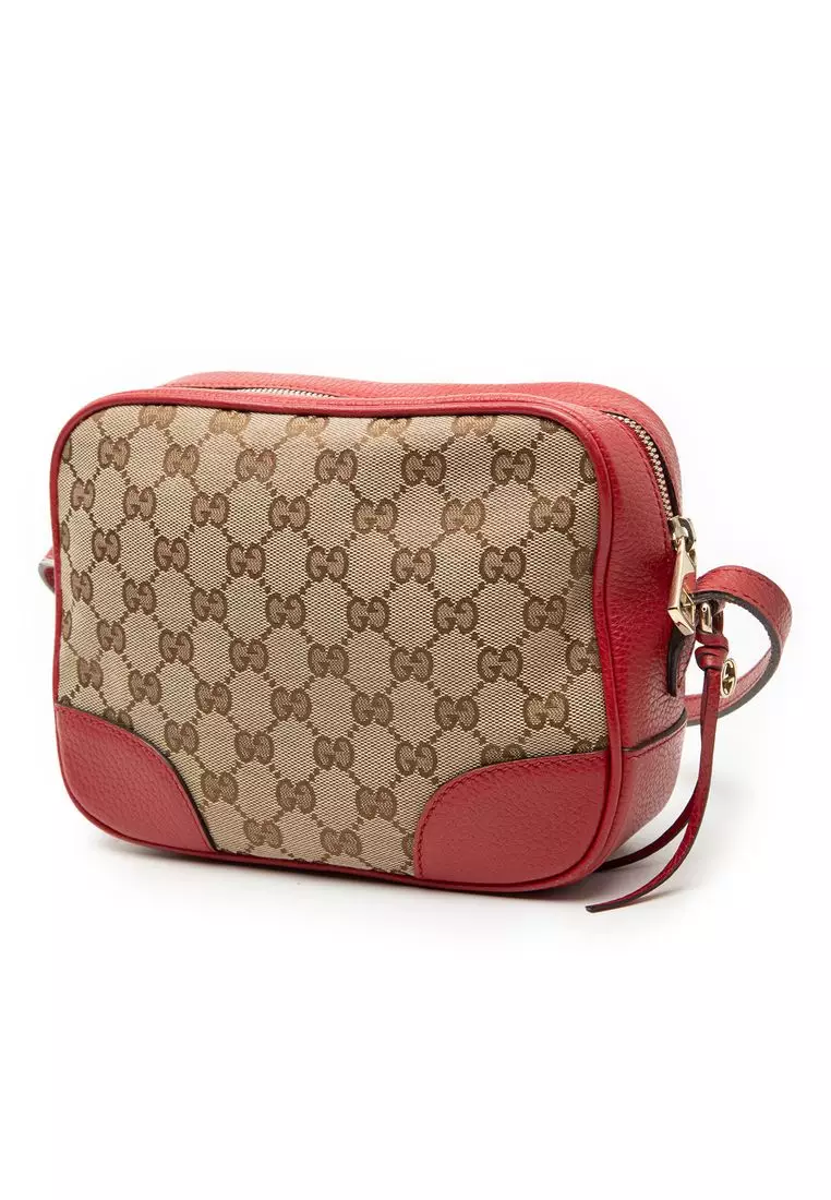 Pre-Loved Gucci Gg Canvas Bree Crossbody
