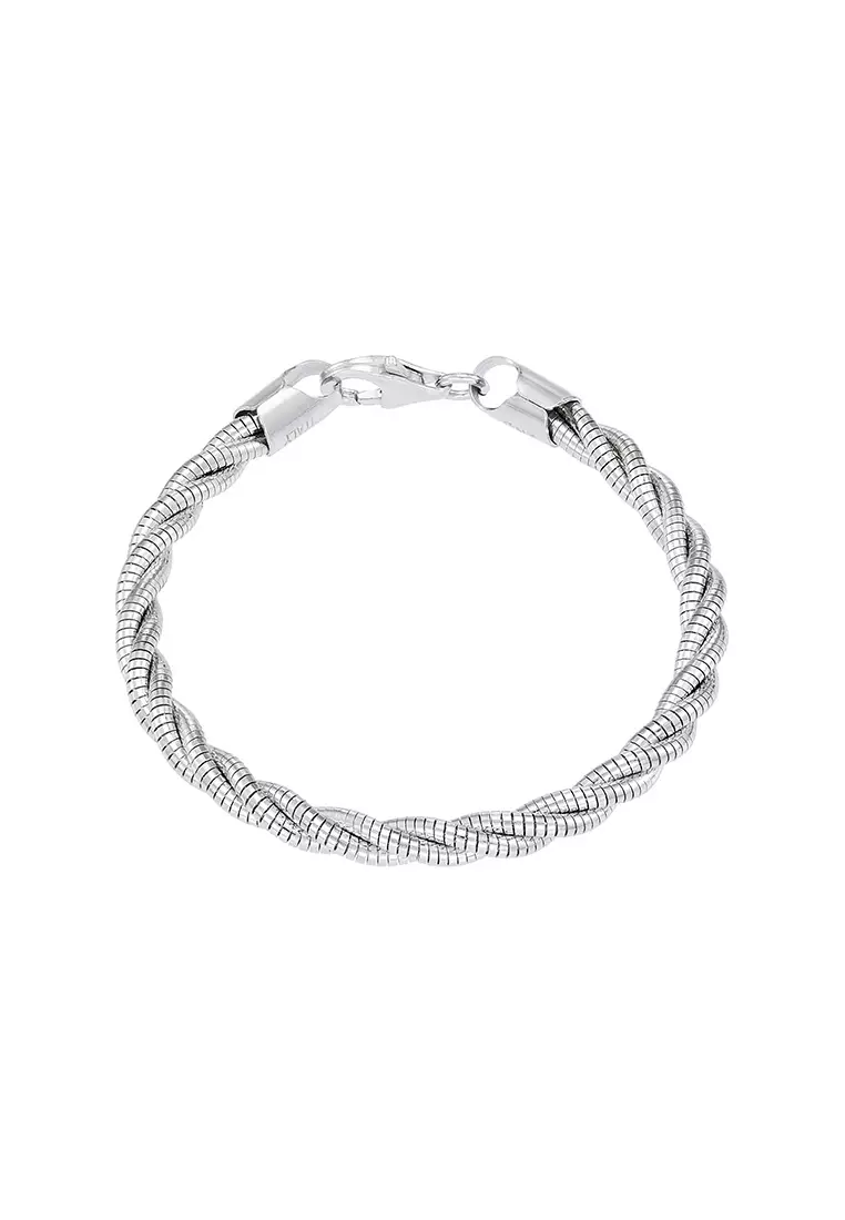 Buy HABIB HABIB 925 Silver Bracelet 200 SPRING S2 3TW Online | ZALORA ...