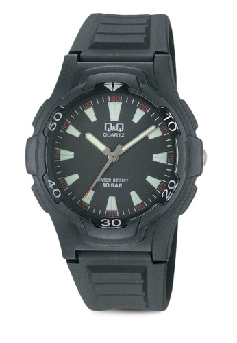 Q&Q VP84J005Y 矽膠坦克手esprit童裝門市錶, 錶類, 其它錶帶