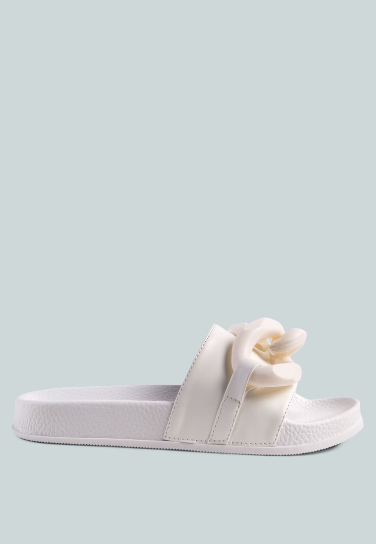 White Lounge Slides