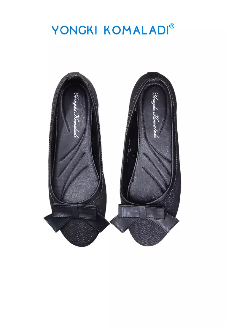 [ ORIGINAL ] YONGKI KOMALADI FLATSHOES OL-AR8904-23 HITAM