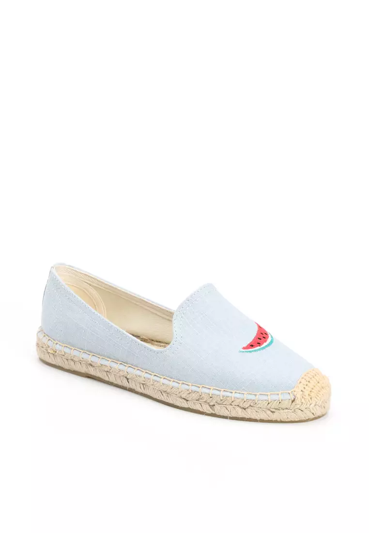 Embroidered Canvas Espadrilles HB45433