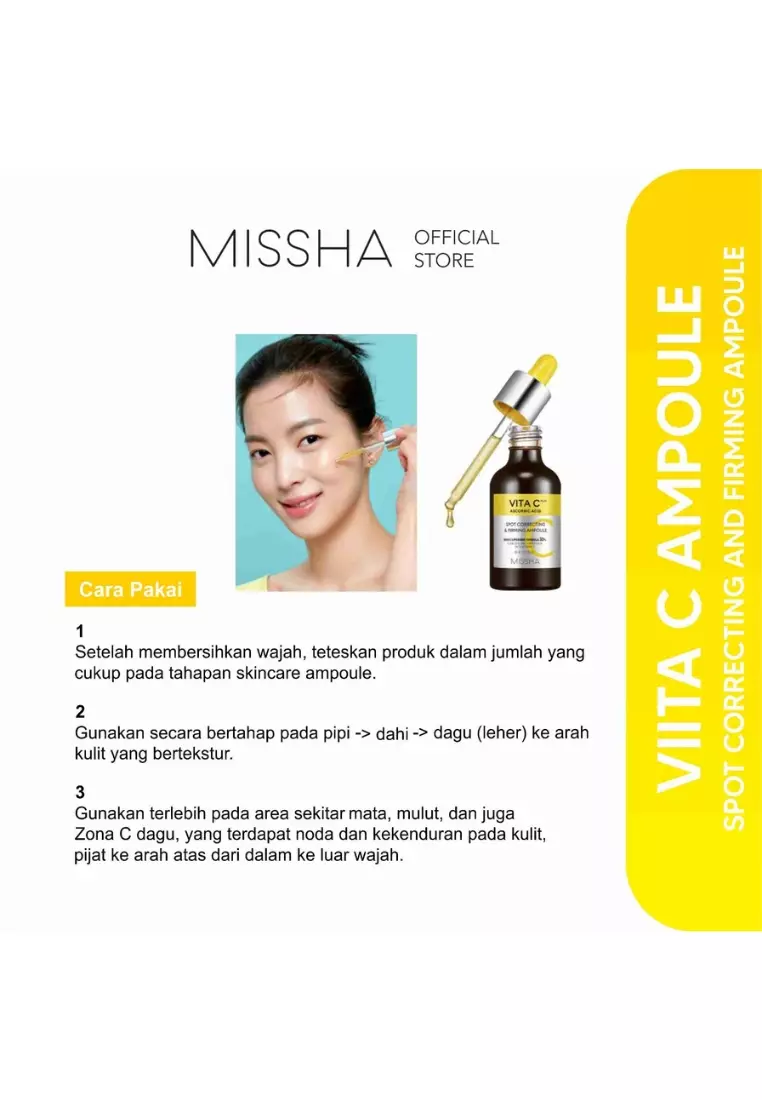 MISSHA Vita C Plus Spot Treatment & Firming Ampoule (30 ml)