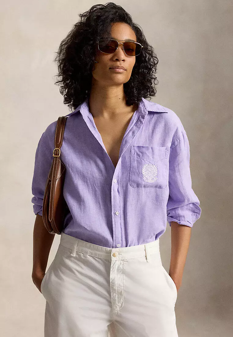 Wimbledon Oversize Fit Linen Shirt