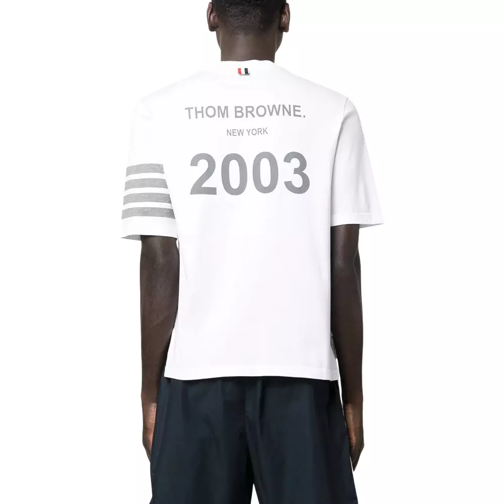 [4.4PRIL KEJUTAN HARGA] 4-Bar Jersey T-Shirt White